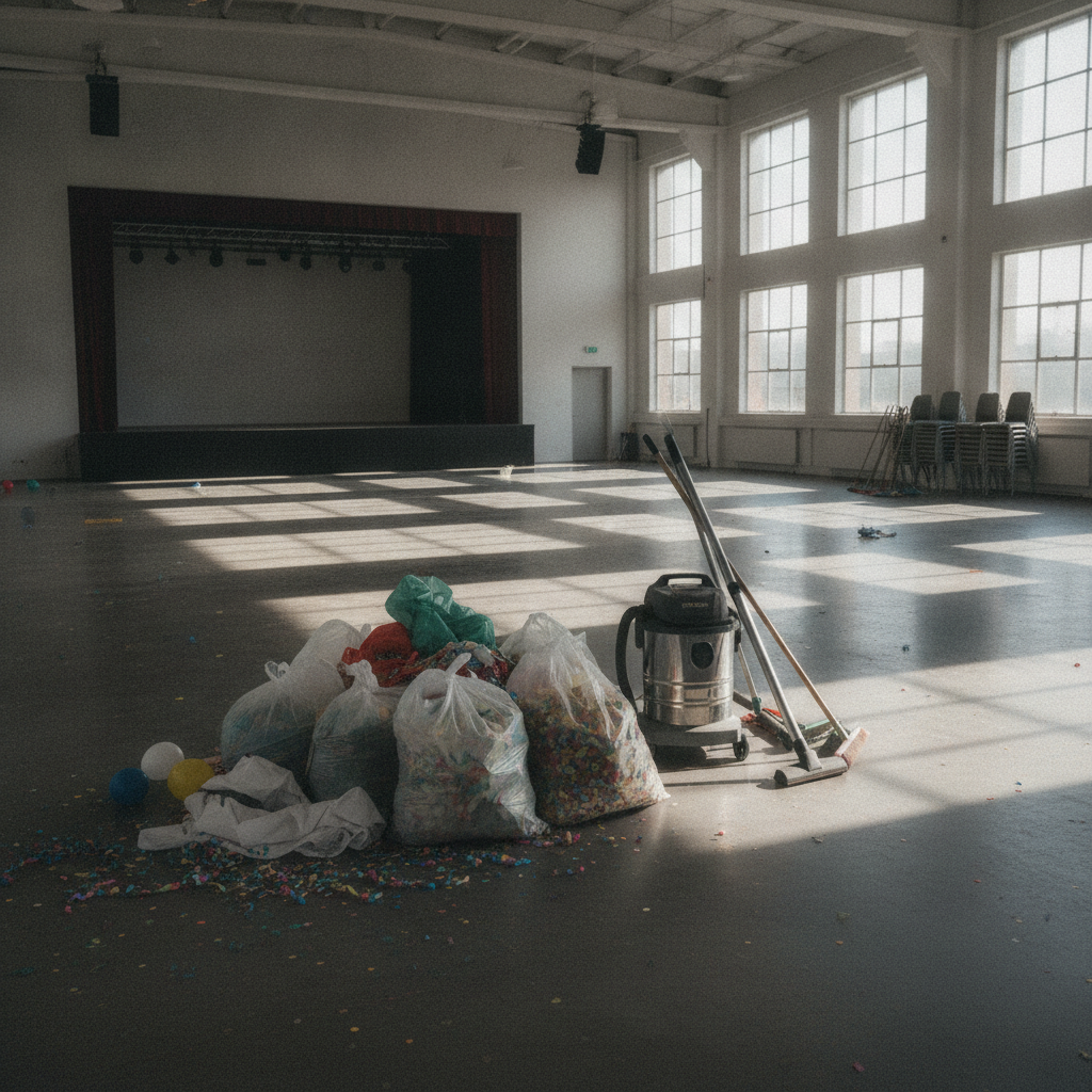 Post Event Cleaning - No Face and No Text