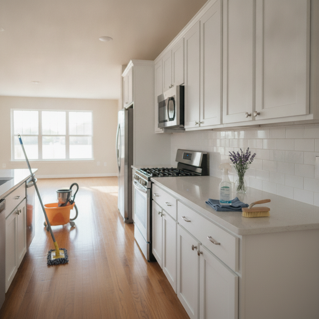 Move-in Cleaning - No Face and No Text