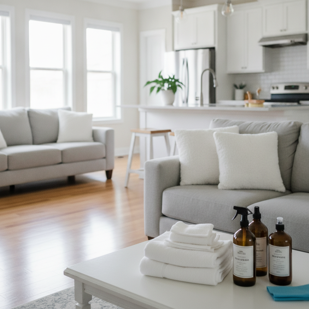 Residential Cleaning - No Face and No Text
