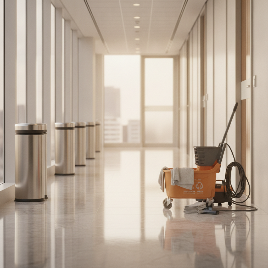 Commercial Cleaning - No Face and No Text